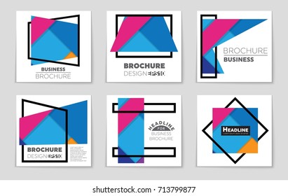 Abstract vector layout background set. For art template design, list, front page, mockup brochure theme style, banner, idea, cover, booklet, print, flyer, book, blank, card, ad, sign, sheet,, a4.