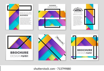 Abstract vector layout background set. For art template design, list, front page, mockup brochure theme style, banner, idea, cover, booklet, print, flyer, book, blank, card, ad, sign, sheet,, a4.