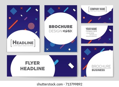Abstract vector layout background set. For art template design, list, front page, mockup brochure theme style, banner, idea, cover, booklet, print, flyer, book, blank, card, ad, sign, sheet, a4.