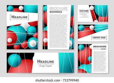 Abstract vector layout background set. For art template design, list, front page, mockup brochure theme style, banner, idea, cover, booklet, print, flyer, book, blank, card, ad, sign, sheet, a4.