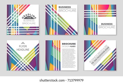 Abstract vector layout background set. For art template design, list, front page, mockup brochure theme style, banner, idea, cover, booklet, print, flyer, book, blank, card, ad, sign, sheet,, a4.
