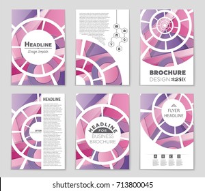 Abstract vector layout background set. For art template design, list, front page, mockup brochure theme style, banner, idea, cover, booklet, print, flyer, book, blank, card, ad, sign, sheet,, a4.