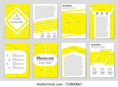 Abstract vector layout background set. For art template design, list, front page, mockup brochure theme style, banner, idea, cover, booklet, print, flyer, book, blank, card, ad, sign, sheet, a4
