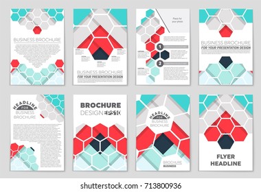 Abstract vector layout background set. For art template design, list, front page, mockup brochure theme style, banner, idea, cover, booklet, print, flyer, book, blank, card, ad, sign, sheet,, a4.