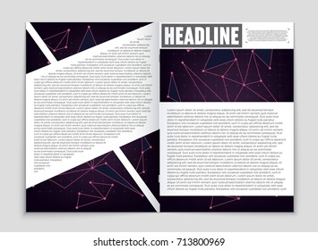 Abstract vector layout background set. For art template design, list, front page, mockup brochure theme style, banner, idea, cover, booklet, print, flyer, book, blank, card, ad, sign, sheet, a4.