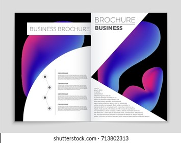 Abstract vector layout background set. For art template design, list, front page, mockup brochure theme style, banner, idea, cover, booklet, print, flyer, book, blank, card, ad, sign, sheet, a4