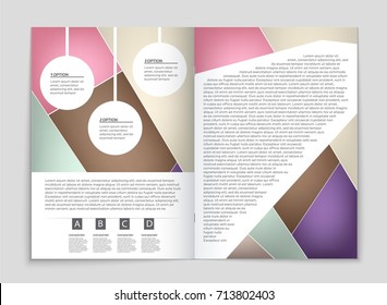 Abstract vector layout background set. For art template design, list, front page, mockup brochure theme style, banner, idea, cover, booklet, print, flyer, book, blank, card, ad, sign, sheet, a4