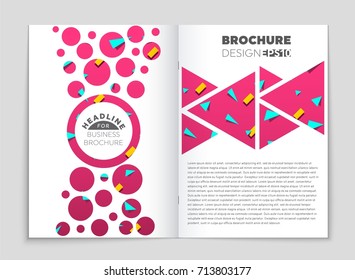 Abstract vector layout background set. For art template design, list, front page, mockup brochure theme style, banner, idea, cover, booklet, print, flyer, book, blank, card, ad, sign, sheet, a4