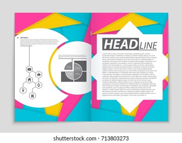Abstract vector layout background set. For art template design, list, front page, mockup brochure theme style, banner, idea, cover, booklet, print, flyer, book, blank, card, ad, sign, sheet,, a4.