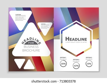 Abstract vector layout background set. For art template design, list, front page, mockup brochure theme style, banner, idea, cover, booklet, print, flyer, book, blank, card, ad, sign, sheet, a4