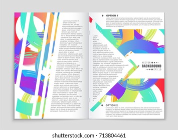 Abstract vector layout background set. For art template design, list, front page, mockup brochure theme style, banner, idea, cover, booklet, print, flyer, book, blank, card, ad, sign, sheet, a4