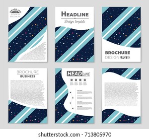 Abstract vector layout background set. For art template design, list, front page, mockup brochure theme style, banner, idea, cover, booklet, print, flyer, book, blank, card, ad, sign, sheet, a4