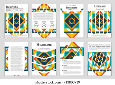 Abstract vector layout background set. For art template design, list, front page, mockup brochure theme style, banner, idea, cover, booklet, print, flyer, book, blank, card, ad, sign, sheet, a4.