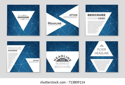 Abstract vector layout background set. For art template design, list, front page, mockup brochure theme style, banner, idea, cover, booklet, print, flyer, book, blank, card, ad, sign, sheet, a4.