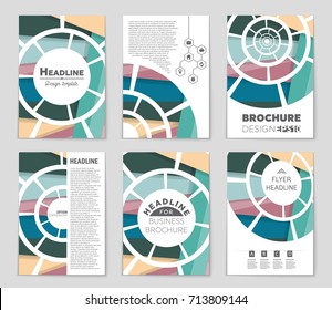 Abstract vector layout background set. For art template design, list, front page, mockup brochure theme style, banner, idea, cover, booklet, print, flyer, book, blank, card, ad, sign, sheet,, a4.
