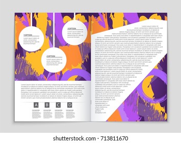 Abstract vector layout background set. For art template design, list, front page, mockup brochure theme style, banner, idea, cover, booklet, print, flyer, book, blank, card, ad, sign, sheet, a4