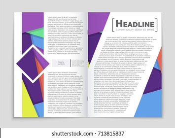 Abstract vector layout background set. For art template design, list, front page, mockup brochure theme style, banner, idea, cover, booklet, print, flyer, book, blank, card, ad, sign, sheet,, a4.