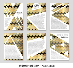 Abstract vector layout background set. For art template design, list, front page, mockup brochure theme style, banner, idea, cover, booklet, print, flyer, book, blank, card, ad, sign, sheet, a4.