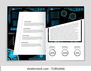 Abstract vector layout background set. For art template design, list, front page, mockup brochure theme style, banner, idea, cover, booklet, print, flyer, book, blank, card, ad, sign, sheet, a4.