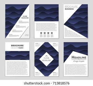 Abstract vector layout background set. For art template design, list, front page, mockup brochure theme style, banner, idea, cover, booklet, print, flyer, book, blank, card, ad, sign, sheet, a4.