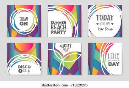 Abstract vector layout background set. For art template design, list, front page, mockup brochure theme style, banner, idea, cover, booklet, print, flyer, book, blank, card, ad, sign, sheet,, a4.