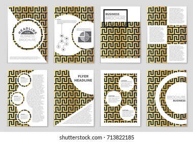 Abstract vector layout background set. For art template design, list, front page, mockup brochure theme style, banner, idea, cover, booklet, print, flyer, book, blank, card, ad, sign, sheet, a4.