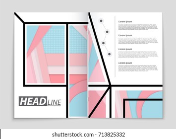 Abstract vector layout background set. For art template design, list, front page, mockup brochure theme style, banner, idea, cover, booklet, print, flyer, book, blank, card, ad, sign, sheet,, a4.