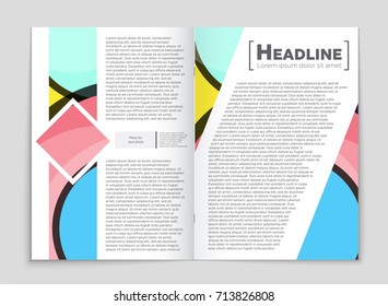 Abstract vector layout background set. For art template design, list, front page, mockup brochure theme style, banner, idea, cover, booklet, print, flyer, book, blank, card, ad, sign, sheet,, a4.