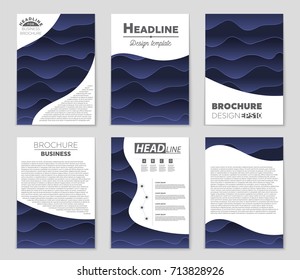 Abstract vector layout background set. For art template design, list, front page, mockup brochure theme style, banner, idea, cover, booklet, print, flyer, book, blank, card, ad, sign, sheet, a4.