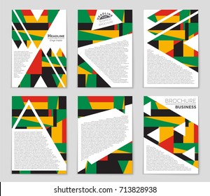 Abstract vector layout background set. For art template design, list, front page, mockup brochure theme style, banner, idea, cover, booklet, print, flyer, book, blank, card, ad, sign, sheet, a4.