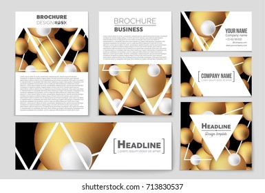 Abstract vector layout background set. For art template design, list, front page, mockup brochure theme style, banner, idea, cover, booklet, print, flyer, book, blank, card, ad, sign, sheet, a4.