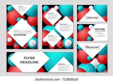 Abstract vector layout background set. For art template design, list, front page, mockup brochure theme style, banner, idea, cover, booklet, print, flyer, book, blank, card, ad, sign, sheet, a4.