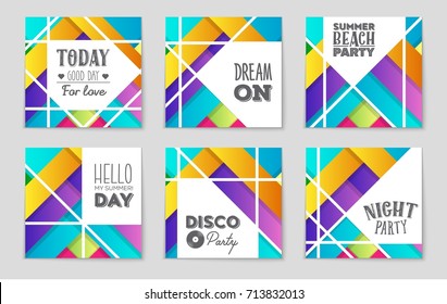 Abstract vector layout background set. For art template design, list, front page, mockup brochure theme style, banner, idea, cover, booklet, print, flyer, book, blank, card, ad, sign, sheet,, a4.