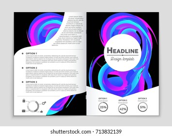 Abstract vector layout background set. For art template design, list, front page, mockup brochure theme style, banner, idea, cover, booklet, print, flyer, book, blank, card, ad, sign, sheet, a4