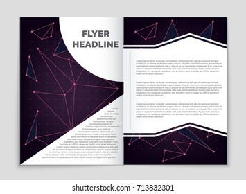 Abstract vector layout background set. For art template design, list, front page, mockup brochure theme style, banner, idea, cover, booklet, print, flyer, book, blank, card, ad, sign, sheet, a4.