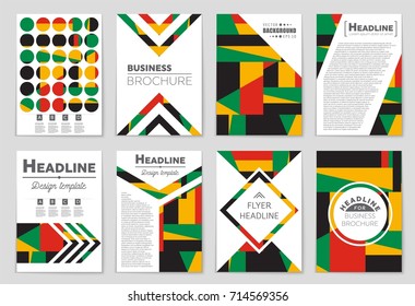 Abstract vector layout background set. For art template design, list, front page, mockup brochure theme style, banner, idea, cover, booklet, print, flyer, book, blank, card, ad, sign, sheet, a4.