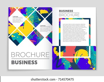 Abstract vector layout background set. For art template design, list, front page, mockup brochure theme style, banner, idea, cover, booklet, print, flyer, book, blank, card, ad, sign, sheet, a4