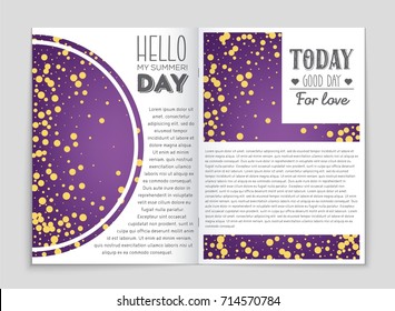 Abstract vector layout background set. For art template design, list, front page, mockup brochure theme style, banner, idea, cover, booklet, print, flyer, book, blank, card, ad, sign, sheet, a4.