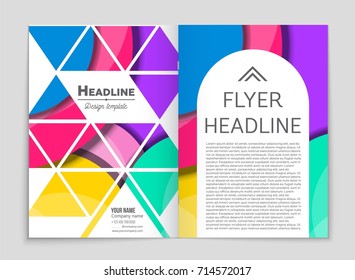 Abstract vector layout background set. For art template design, list, front page, mockup brochure theme style, banner, idea, cover, booklet, print, flyer, book, blank, card, ad, sign, sheet,, a4.