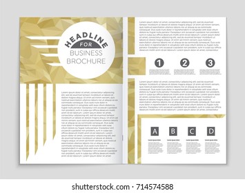 Abstract vector layout background set. For art template design, list, front page, mockup brochure theme style, banner, idea, cover, booklet, print, flyer, book, blank, card, ad, sign, sheet, a4