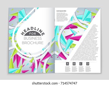 Abstract vector layout background set. For art template design, list, front page, mockup brochure theme style, banner, idea, cover, booklet, print, flyer, book, blank, card, ad, sign, sheet, a4.