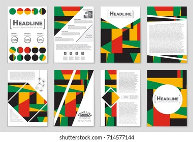 Abstract vector layout background set. For art template design, list, front page, mockup brochure theme style, banner, idea, cover, booklet, print, flyer, book, blank, card, ad, sign, sheet, a4.