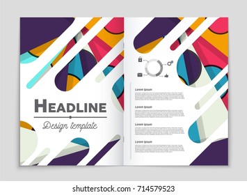 Abstract vector layout background set. For art template design, list, front page, mockup brochure theme style, banner, idea, cover, booklet, print, flyer, book, blank, card, ad, sign, sheet,, a4.