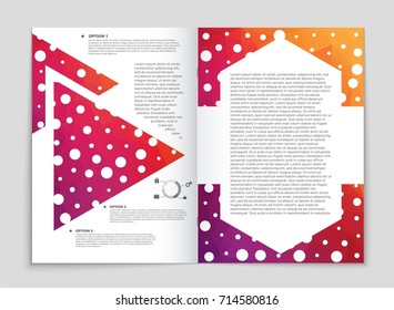 Abstract vector layout background set. For art template design, list, front page, mockup brochure theme style, banner, idea, cover, booklet, print, flyer, book, blank, card, ad, sign, sheet, a4