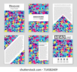 Abstract vector layout background set. For art template design, list, front page, mockup brochure theme style, banner, idea, cover, booklet, print, flyer, book, blank, card, ad, sign, sheet, a4.