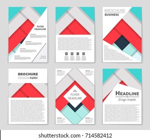 Abstract vector layout background set. For art template design, list, front page, mockup brochure theme style, banner, idea, cover, booklet, print, flyer, book, blank, card, ad, sign, sheet,, a4.