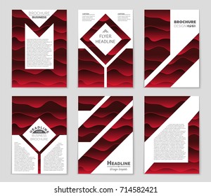 Abstract vector layout background set. For art template design, list, front page, mockup brochure theme style, banner, idea, cover, booklet, print, flyer, book, blank, card, ad, sign, sheet, a4.