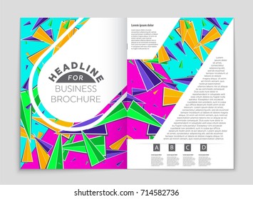 Abstract vector layout background set. For art template design, list, front page, mockup brochure theme style, banner, idea, cover, booklet, print, flyer, book, blank, card, ad, sign, sheet, a4.