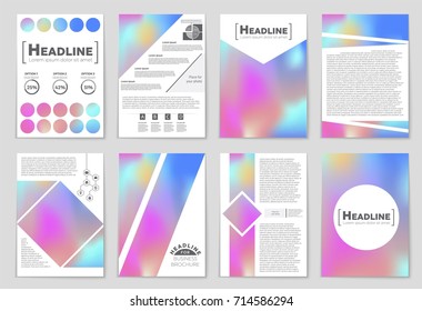 Abstract vector layout background set. For art template design, list, front page, mockup brochure theme style, banner, idea, cover, booklet, print, flyer, book, blank, card, ad, sign, sheet,, a4.