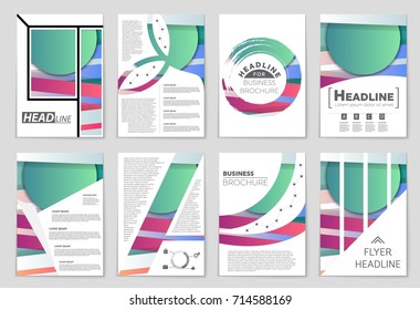 Abstract vector layout background set. For art template design, list, front page, mockup brochure theme style, banner, idea, cover, booklet, print, flyer, book, blank, card, ad, sign, sheet,, a4.